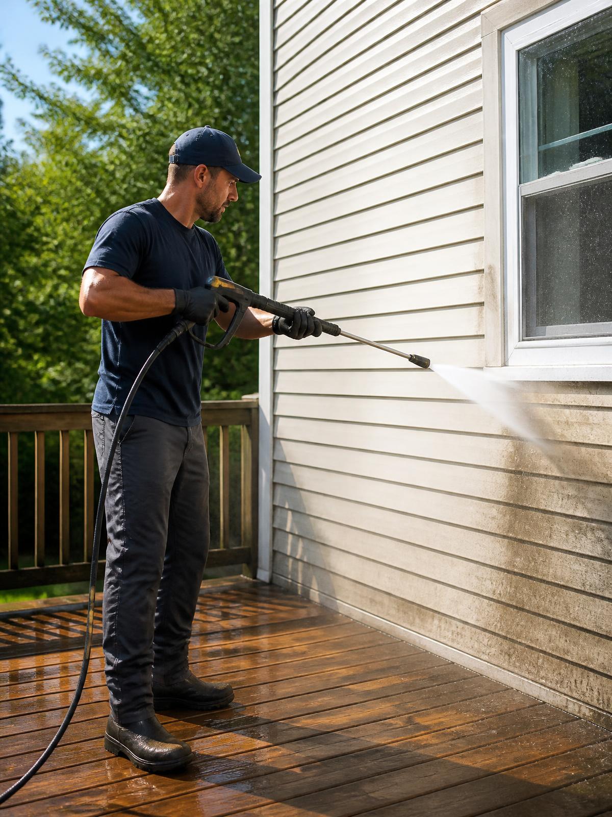 Power Washing project by Color My World Painting in Maryland