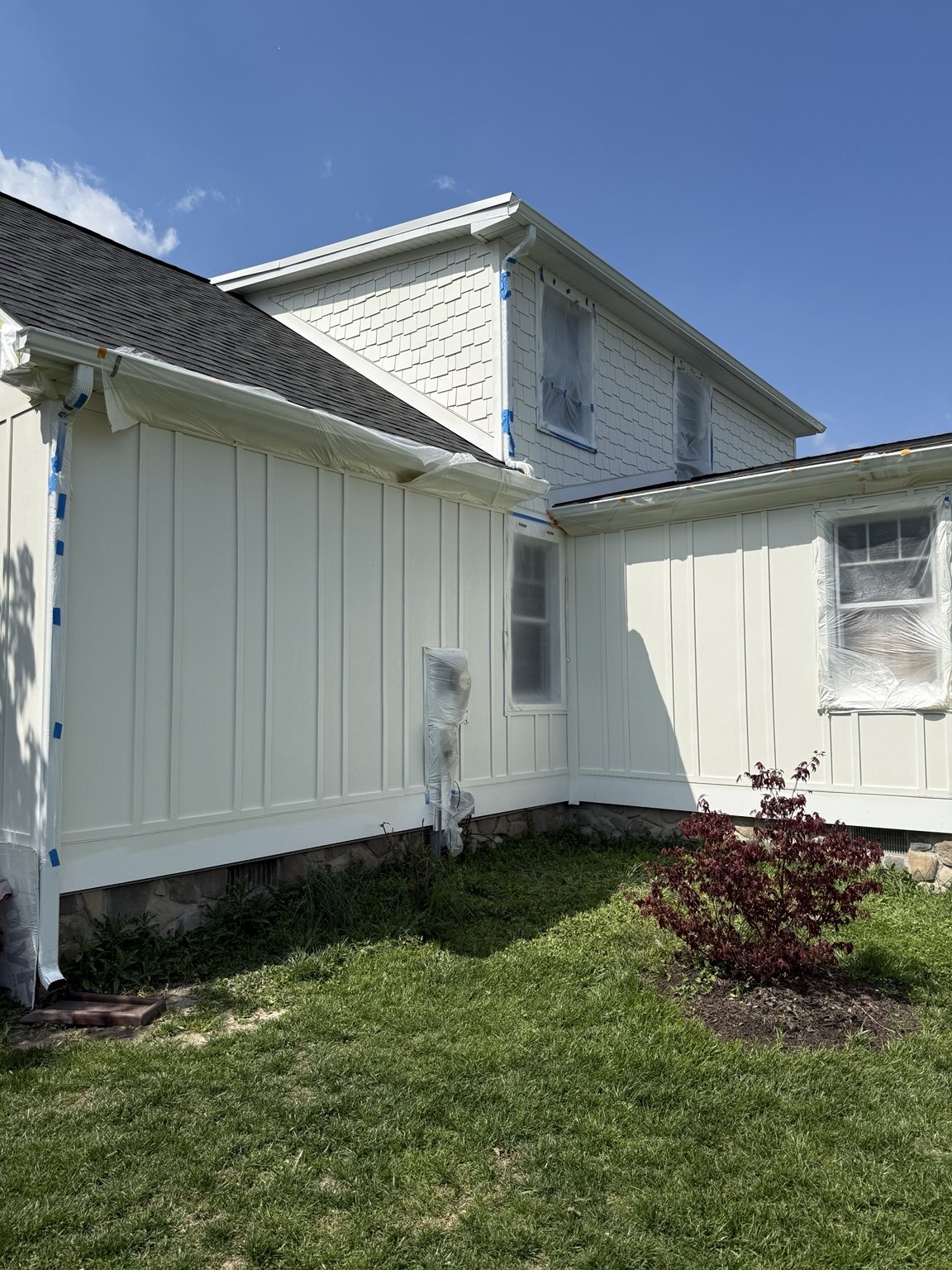 Residential Exterior Painting project by Color My World Painting in Maryland